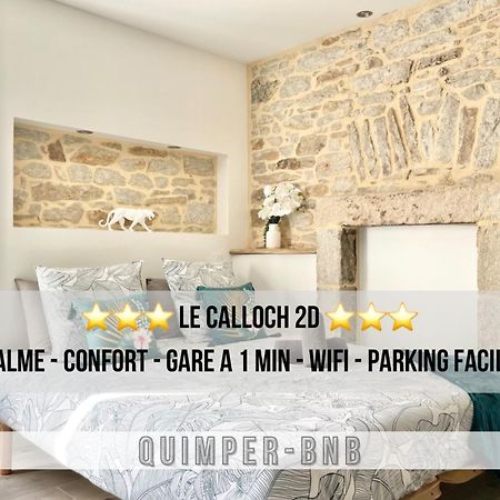 Le Calloch 2D - Studio 4 Etoiles - Quartier Gare - Wifi - Netflix 坎佩尔 外观 照片