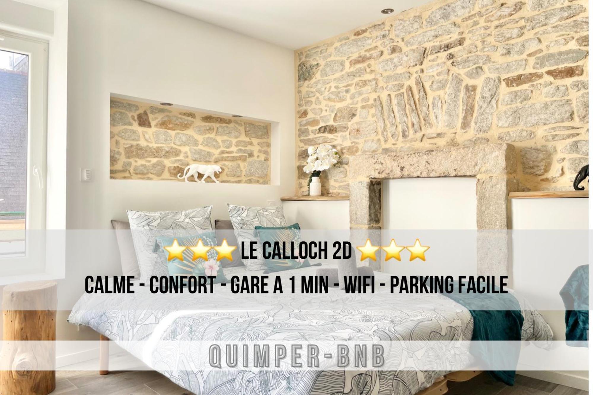 Le Calloch 2D - Studio 4 Etoiles - Quartier Gare - Wifi - Netflix 坎佩尔 外观 照片