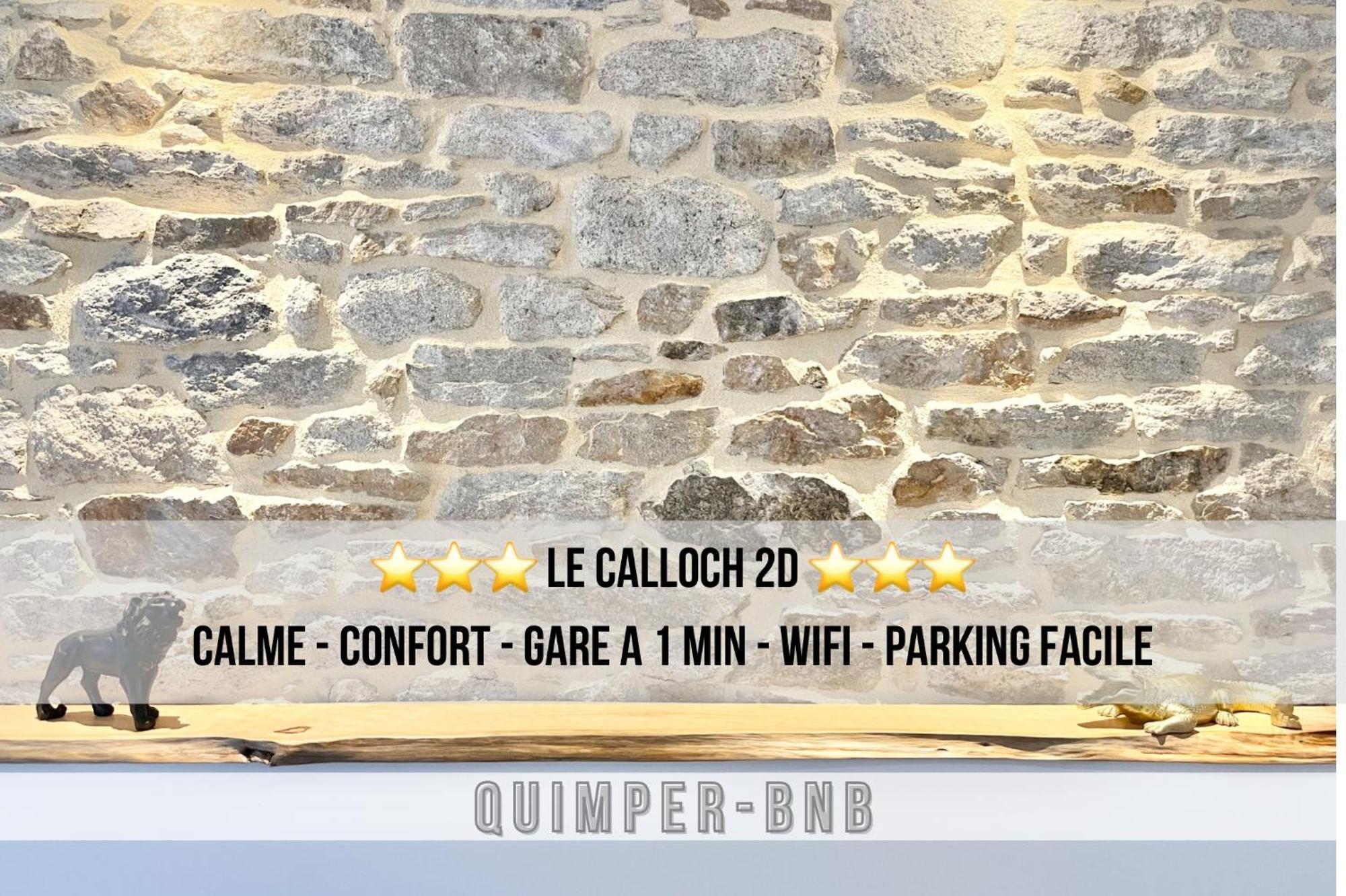 Le Calloch 2D - Studio 4 Etoiles - Quartier Gare - Wifi - Netflix 坎佩尔 外观 照片
